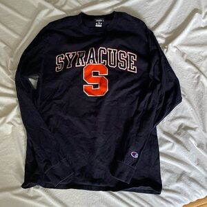 Syracuse long sleeve shirt by champion- large